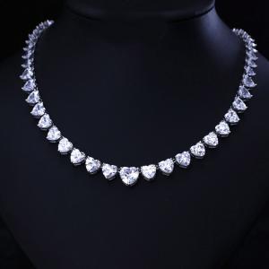 Colier Borealy Hearts White [1]