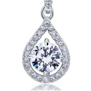 Colier Borealy Argint 925 Diamond Halo Infinity One [2]