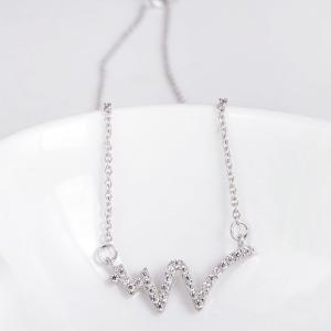 Colier Heartbeat Argint 925 by Borealy [1]