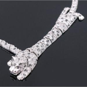Colier Borealy Simulated Diamonds Leopard [2]