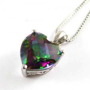 Cercei si Colier Love Mistic Topaz 14 carate Argint 925 [8]