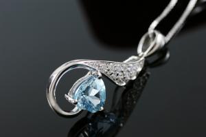 Colier Lovely Topaz Natural 1 carat Argint 925 Borealy [4]