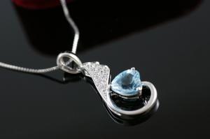 Colier Lovely Topaz Natural 1 carat Argint 925 Borealy [3]