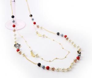 Colier Perle Coco Camelia Vintage Fashion Long [1]