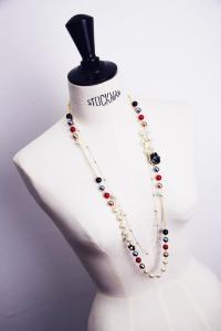 Colier Perle Coco Camelia Vintage Fashion Long [2]
