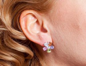 Cercei Borealy Sapphire Colours Fleur [2]