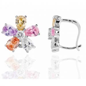 Cercei Borealy Sapphire Colours Fleur [5]