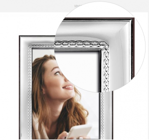 Ramă foto placată cu argint 10 X 15 CLASSICO by Chinelli, made in Italy [1]