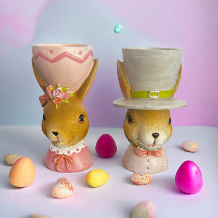 Decoratiuni Pasti 2 Suporturi pentru Oua Iepurasi [0]