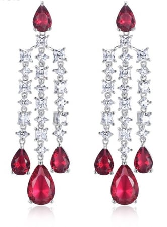 Cercei Borealy Long Red Crystal [0]