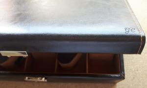 Set Cutie 10 ceasuri Bond Intense Brown by Friedrich si Note Pad Burgundy Hugo Boss - personalizabil [8]