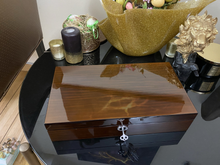 Cutie 12 ceasuri Luxury Brown Wood [0]