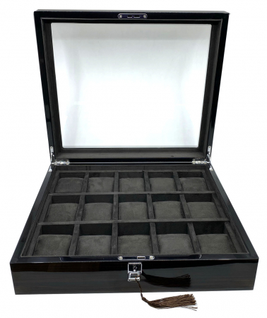 Cutie 15 ceasuri Luxury Brown Wood [1]