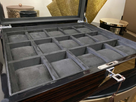 Cutie 15 ceasuri Luxury Brown Wood [6]