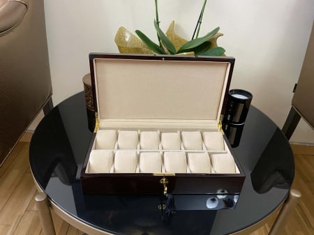 Cutie 12 ceasuri Luxury Golden Wood [5]