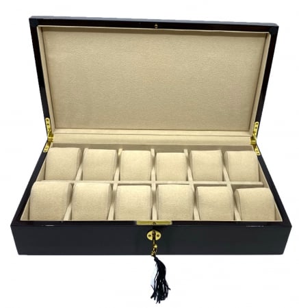 Cutie 12 ceasuri Luxury Golden Wood [1]