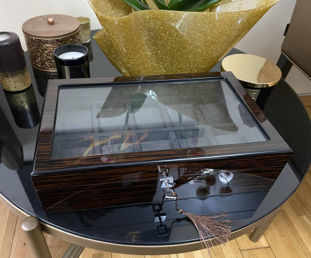 Cutie 10 ceasuri Luxury Brown Wood [3]