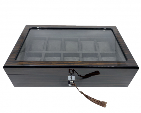 Cutie 10 ceasuri Luxury Brown Wood [0]