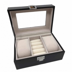 Cutie 2 ceasuri lemn by Borealy - personalizabil [0]