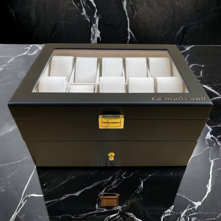 Cutie 20 Ceasuri Lux Black Wood [1]