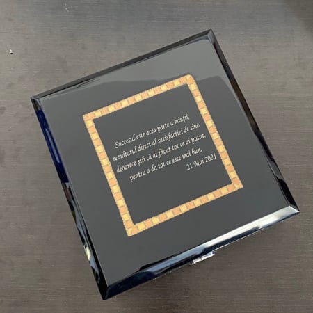 Cutie 6 ceasuri Luxury Wooden Black [2]