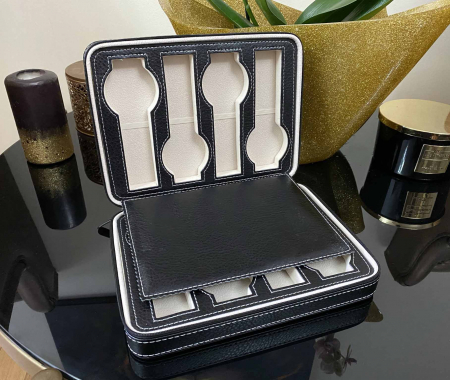 Cutie 8 ceasuri Black Leather - Travel Style [4]