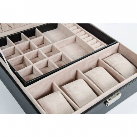 Cutie 4 Ceasuri si Bijuterii Elegant Black [1]