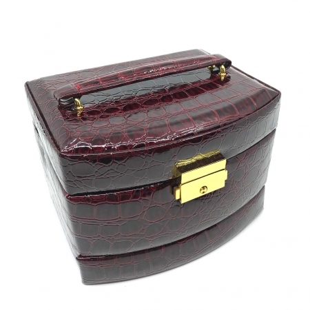 Cutie bijuterii Croco Burgundy  by Borealy [1]