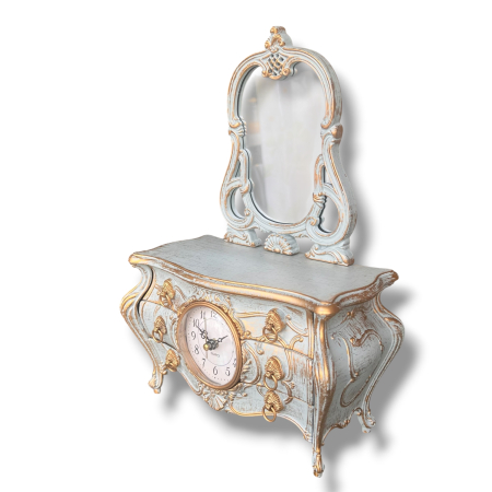 Cutie de Bijuterii Muzicală cu Ceas și Oglindă [4]