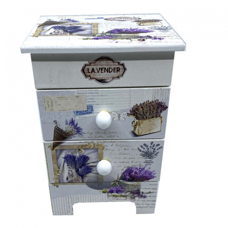 Cutie Bijuterii Lavender Lemn [0]