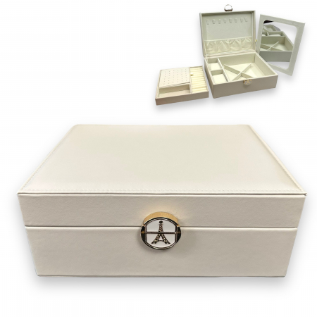 Cutie bijuterii White Eiffel Paris [1]