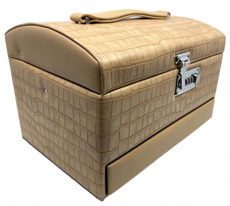 Cutie bijuterii Luxury Beige Croco by Borealy [2]