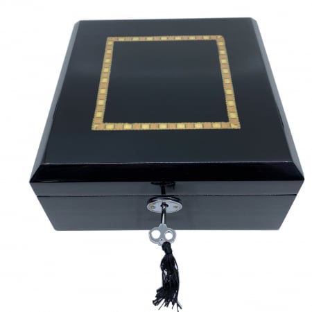 Cutie 6 ceasuri Luxury Wooden Black [4]