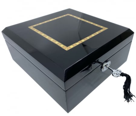 Cutie 6 ceasuri Luxury Wooden Black [0]