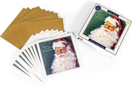 10 felicitări de Crăciun Deluxe Santa Tom Smith 2022 [1]