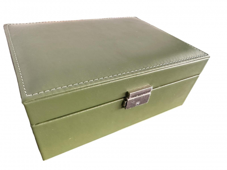 Cutie de bijuterii din piele Green Style, 23 x 17 x 10 cm [1]