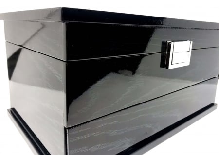 Cutie de Bijuterii Elegant Black Wood by Borealy [3]
