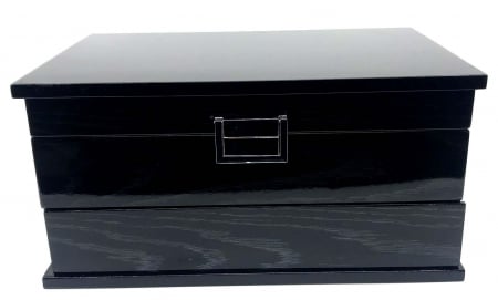 Cutie de Bijuterii Elegant Black Wood by Borealy [2]