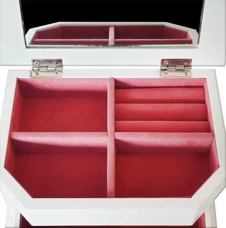 Cutie de Bijuterii White Wood Luxury [2]