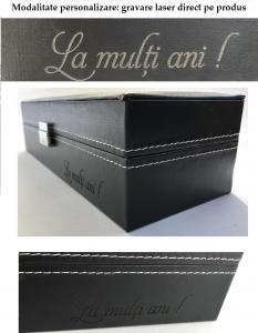 Cutie de Butoni de Lux din Piele Naturală London by Friedrich - Made in Germany [5]