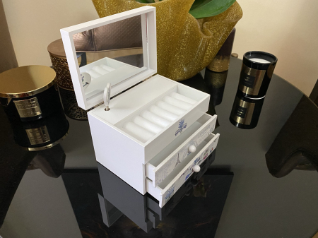 Cutie Muzicala din Lemn pentru Bijuterii Lavanda [3]