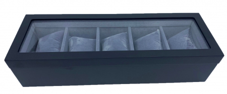 Cutie pentru 5 ceasuri Black Velvet [0]