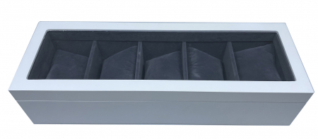 Cutie pentru 5 ceasuri White Velvet [1]
