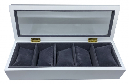 Cutie pentru 5 ceasuri White Velvet [0]