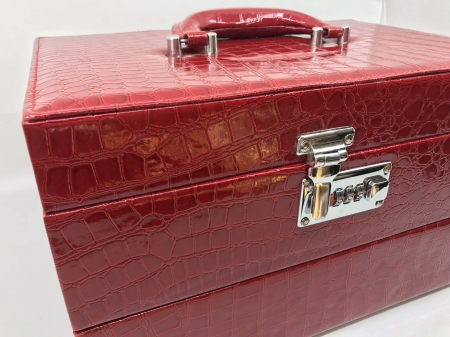 Cutie pentru Ceasuri si Bijuterii XL Croco D'une by Borealy, 30 x 20 x 22 cm [8]