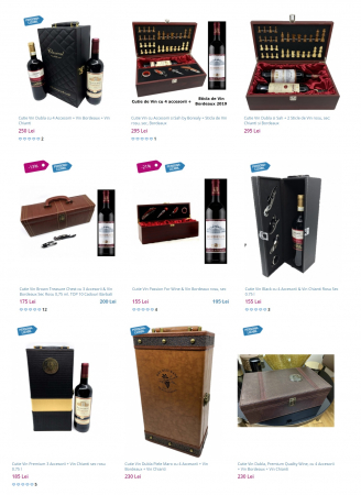 Cutie Vin Dubla cu 4 Accesorii + Vin Bordeaux + Vin Chianti [5]