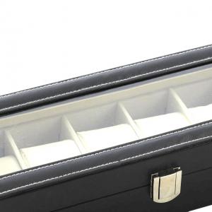 Cutie 6 ceasuri piele capac transparent - personalizabil [5]