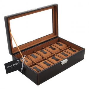 Set Cutie 10 ceasuri Bond Brown by Friedrich si Note Pad Burgundy Hugo Boss - personalizabil [1]