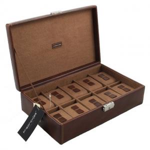 Set Cutie 10 ceasuri Bond Intense Brown by Friedrich si Note Pad Burgundy Hugo Boss - personalizabil [1]