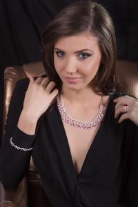 Dantelle Rubin Oscar Colier, Cercei, Brăţară şi Inel [2]